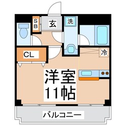 ガウディ清水東の物件間取画像